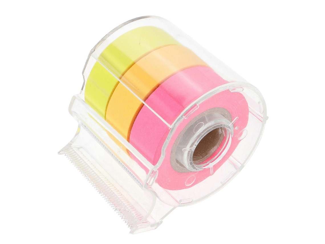 Conjunto de 2 Blocos de Notas Autoadesivos com Dispensador de Fita Adesiva para Casa e Escritório. GOKOCO
