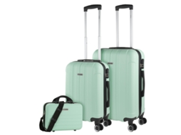 Conjunto de Malas Rígidas ITACA Havel Hortelã Abs 42X63X24 Cm