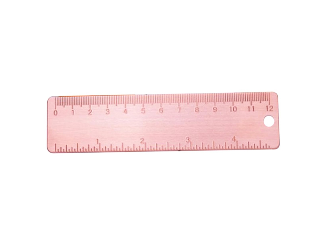 Lurelia Régua Metálica 12cm Com Portátil Para Engenharia