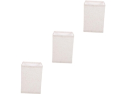 Conjunto De 3 Peças De Cúpulas Quadradas Removíveis Para Abajures De Mesa, Capa Decorativa Moderna.