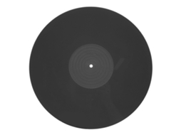 Aetheria toalha Antiestática de Acrílico para Toca discos Lp 12 Polegadas, Melhora Qualidade de Som Preto