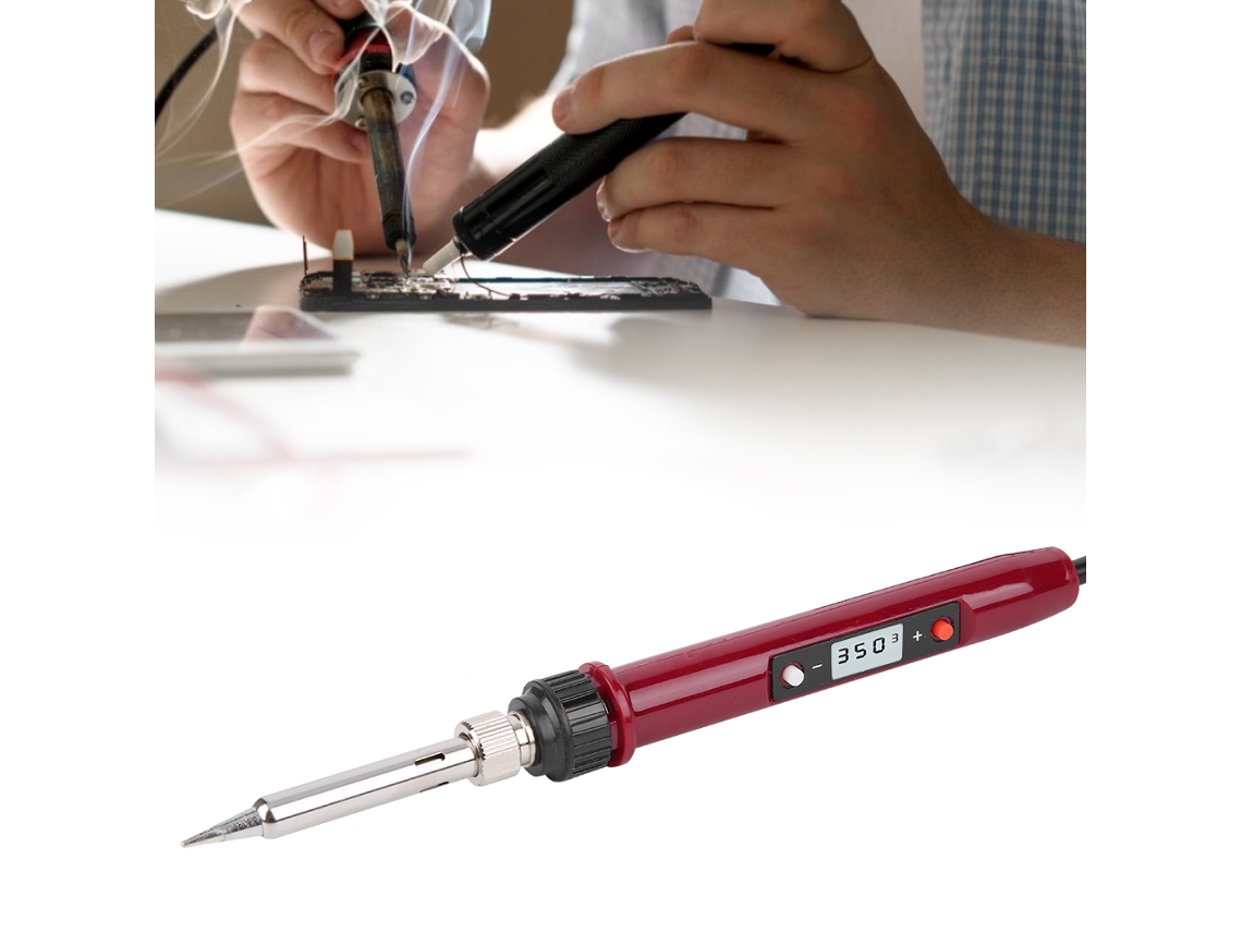 Laxiscreed Ferro De Soldar Digital Com Temperatura Fixa Para Trabalhos Precisos