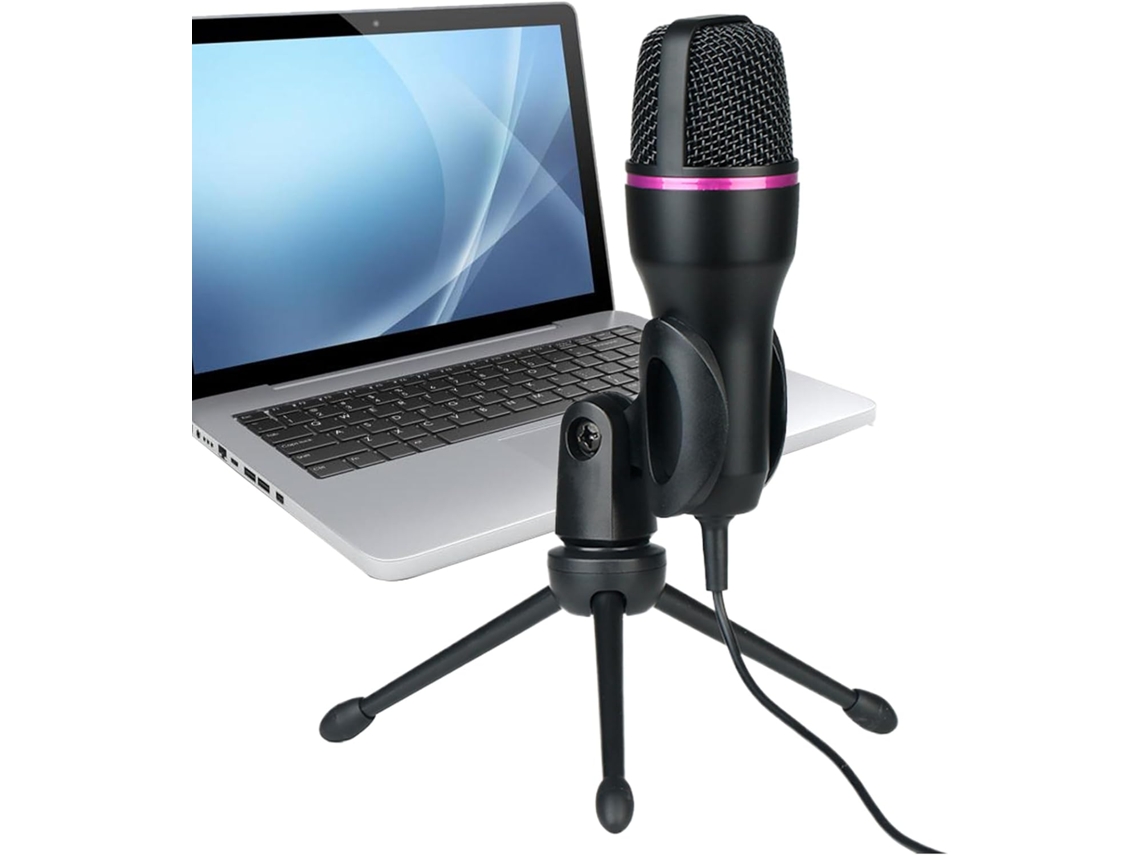 Microfone Condensador Usb - para Interface de Computador com Entrada Dupla SFUSHOS