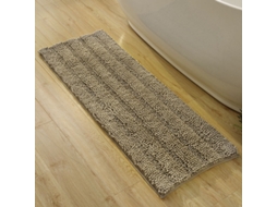 Tapetes de Banho Antiderrapantes Absorventes de Secagem Rápida para Decoração de Banheiro Cáqui EVELTEK 43x122cm
