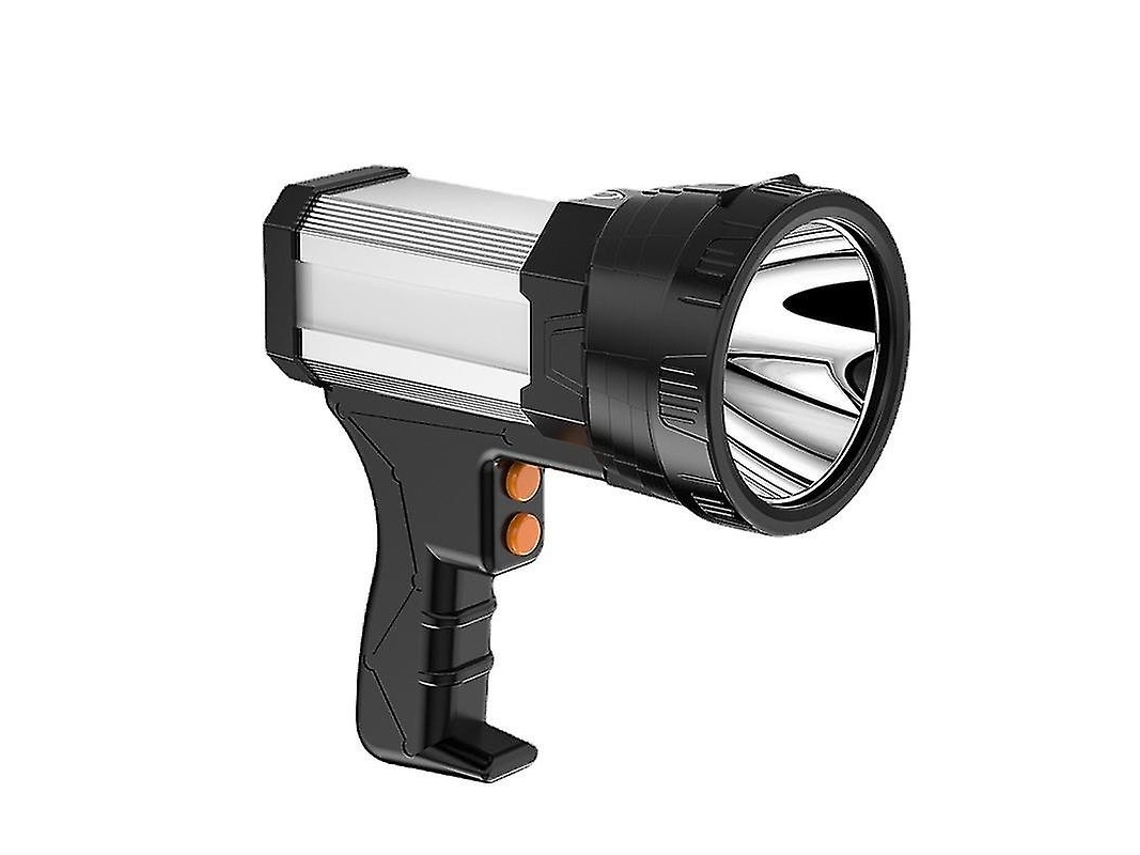Lanterna Led Recarregável Super Brilhante Com Função De Banco De Energia, Lanterna De Acampamento, Lanterna Longa Olysi Shop