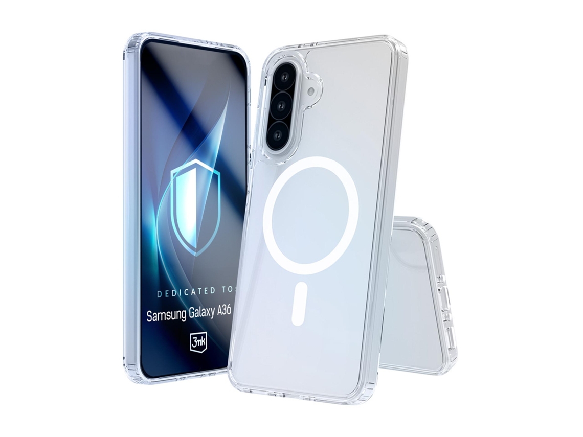 Capa Protetora 3mk Armor Magcase Para Samsung Galaxy A36 Com Trava Magnética.