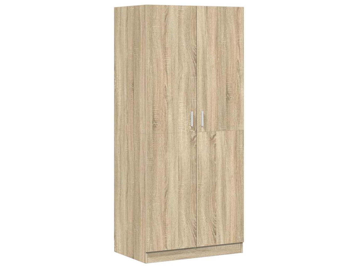 Conjunto 1 Wardrobe, Wardrobes Vidaxl Marrom Madeira Processada (n/a)