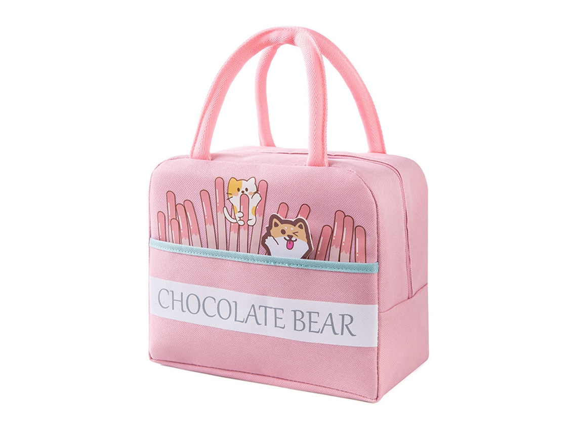 Bolsa Térmica Reutilizável de Grande Capacidade Kawaii Aquaforge
