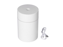 Laxiscreed Mini Umidificador Usb Branco, Purificação Silenciosa Do Ar E Spray Hidratante Para Uso No Carro