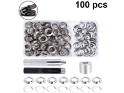 Metal Sylets Para Reparo De Tela, Kit De Ferramentas De Ilhó Galvanizado, Garantindo Durabilidade E Resistência À Corrosão
