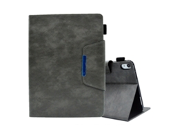 Capa de couro Webake com fecho magnético e textura cruzada para iPad Mini 2024/mini 6