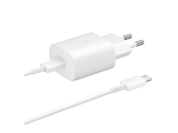 Ładowarka Sieciowa SAMSUNG Usb c 25w Z Kablem Usb c Biała