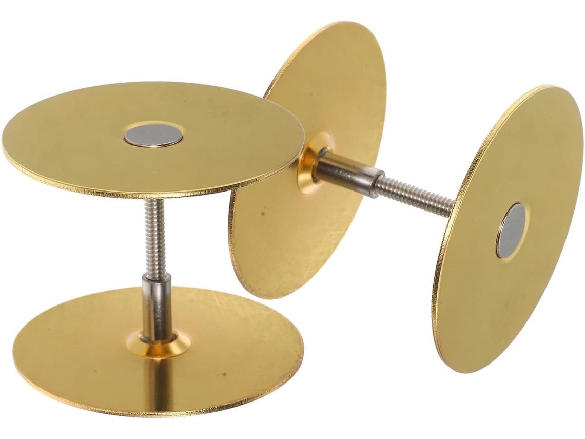 Cabilock Conjunto Com 2 Tampões De Aço Inoxidável Para Orifícios Portas, Ideais Para Trincos E Fechaduras, Para
