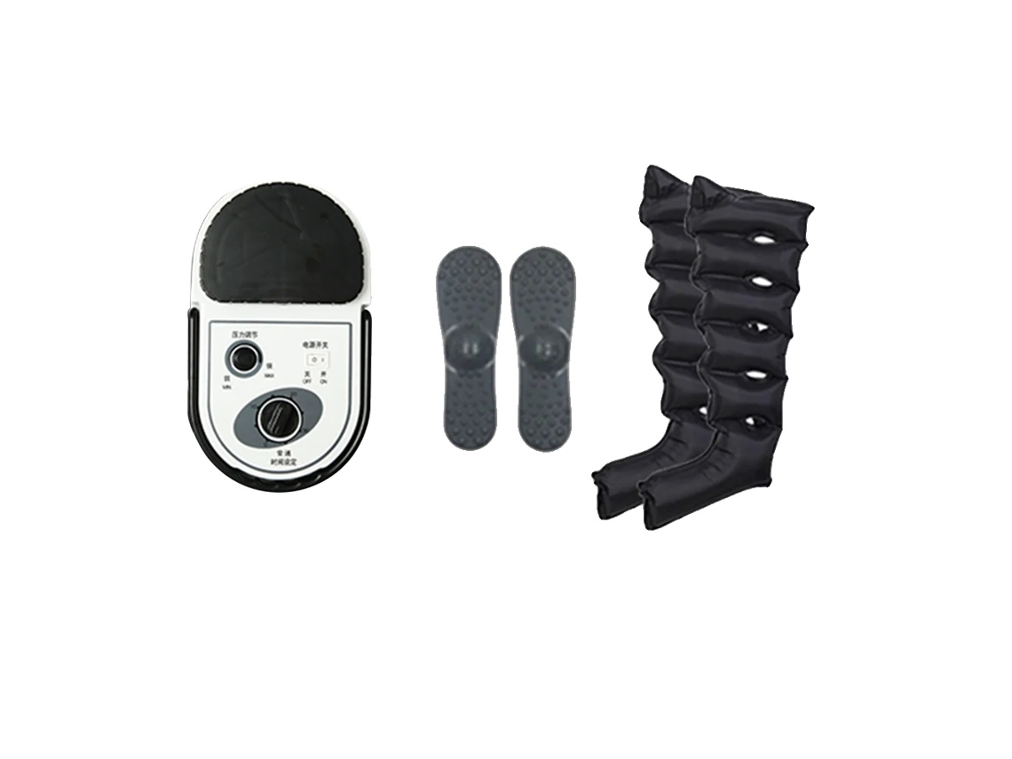Massageador, Mangas Ajustáveis, Terapia de Compressão de Ar, Pacote a OEM