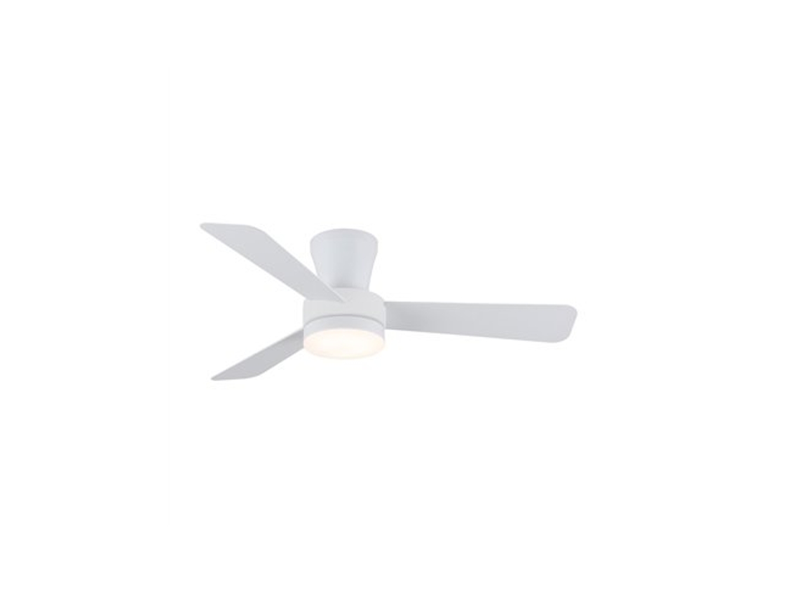 Benda 3 Branco 28w 2800lm Cct Dim Led Ventilador Cristalrecord