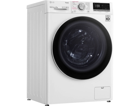 Máquina de Lavar Roupa LG F4WV5009S0W (9 kg - 1400 rpm - Branco) —  