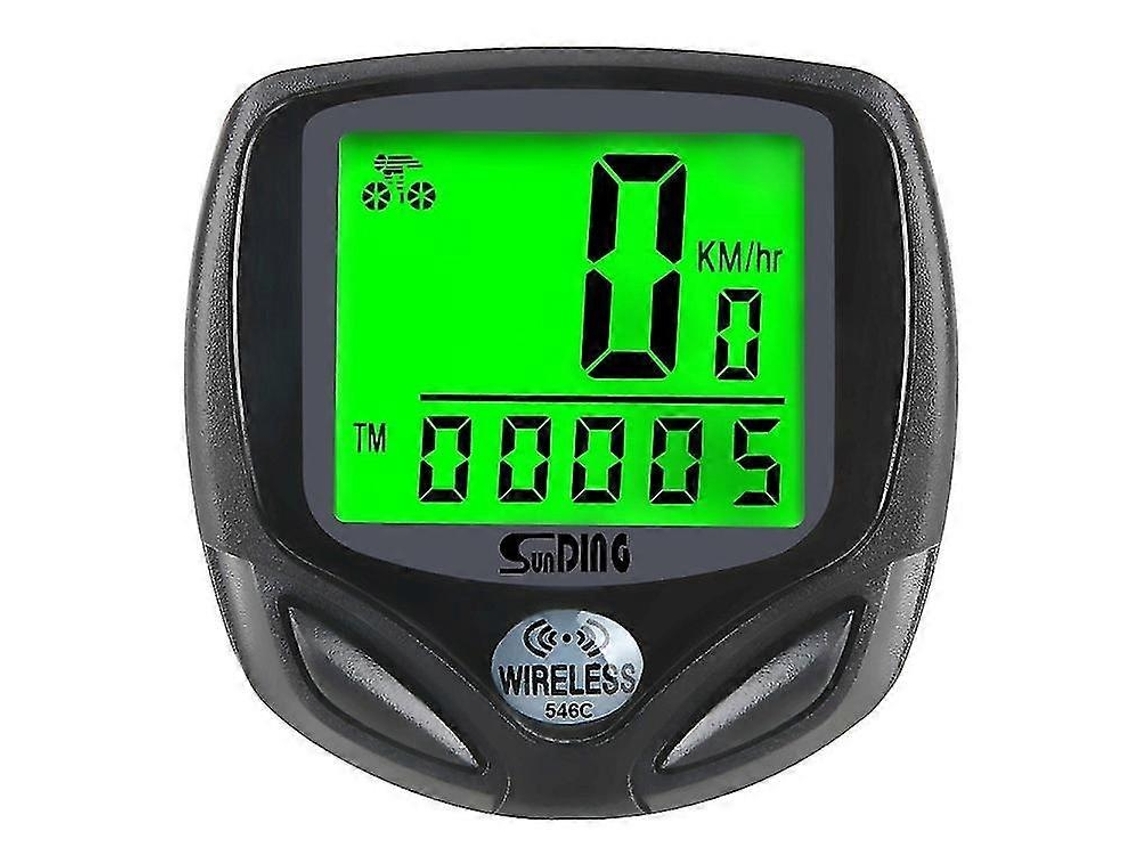 Ciclocomputador Sem Fio, Lcd, Impermeável, Velocímetro, Odômetro