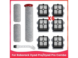Escova Rotativa E Filtro Hepa Para Aspirador De Pó E Água Roborock Dyad Pro/dyad Pro Combo - Peças De Reposição_glo