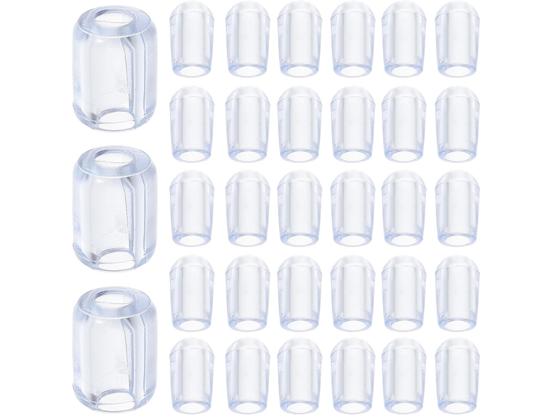 Protetores De Pés Para Grelha Pia Cozinha, 80 Peças Em Pvc Transparente De 4mm E 5mm, Acessórios Pequenos Para Grelha
