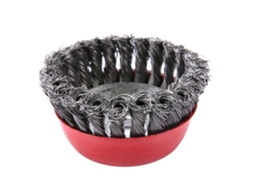 Brocha De Copa De Alambre De Acero 100*16mm Para Polimento Com Esmerilhadeira Ferramenta Rotativa