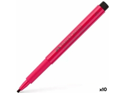 Marcadores FABER-CASTELL Pitt Artist Caligrafia Rosa Afrodisíaco 10 Unidades