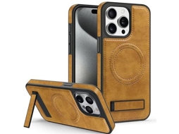 Capa Orysin Em Pele Com Magsafe E Suporte Integrado Para Iphone 15| Elegância Com Funcionalidade