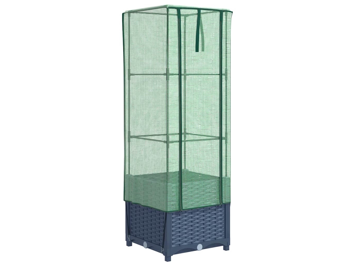 Raised Bed, Raised Beds Vidaxl Cinzeto Polipropileno (40 X 40 X 139 Cm)