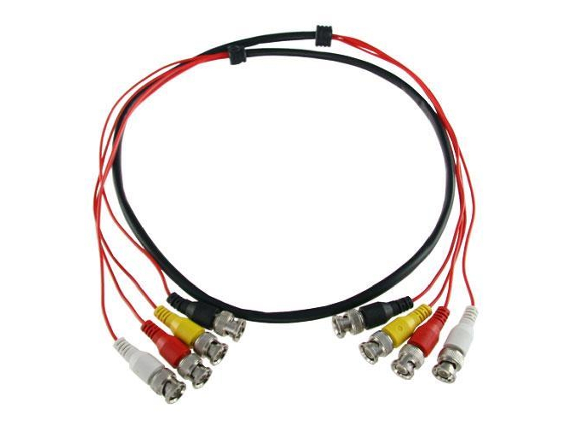Cabo 4 Bnc Macho Para 4 Bnc Macho 1.5M