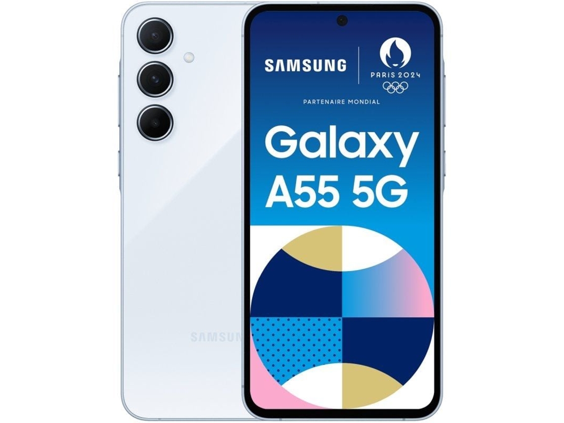 Smartphone Galaxy A55 5G (6.6'' - 8 GB - 128 GB - Azul Céu)