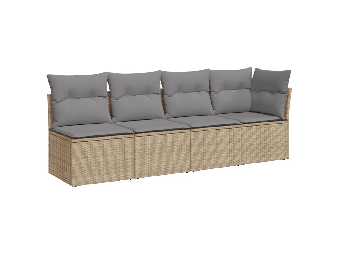 Garden Sofa, Garden Sofas Vidaxl Bege Rattan / Vime (n/a)