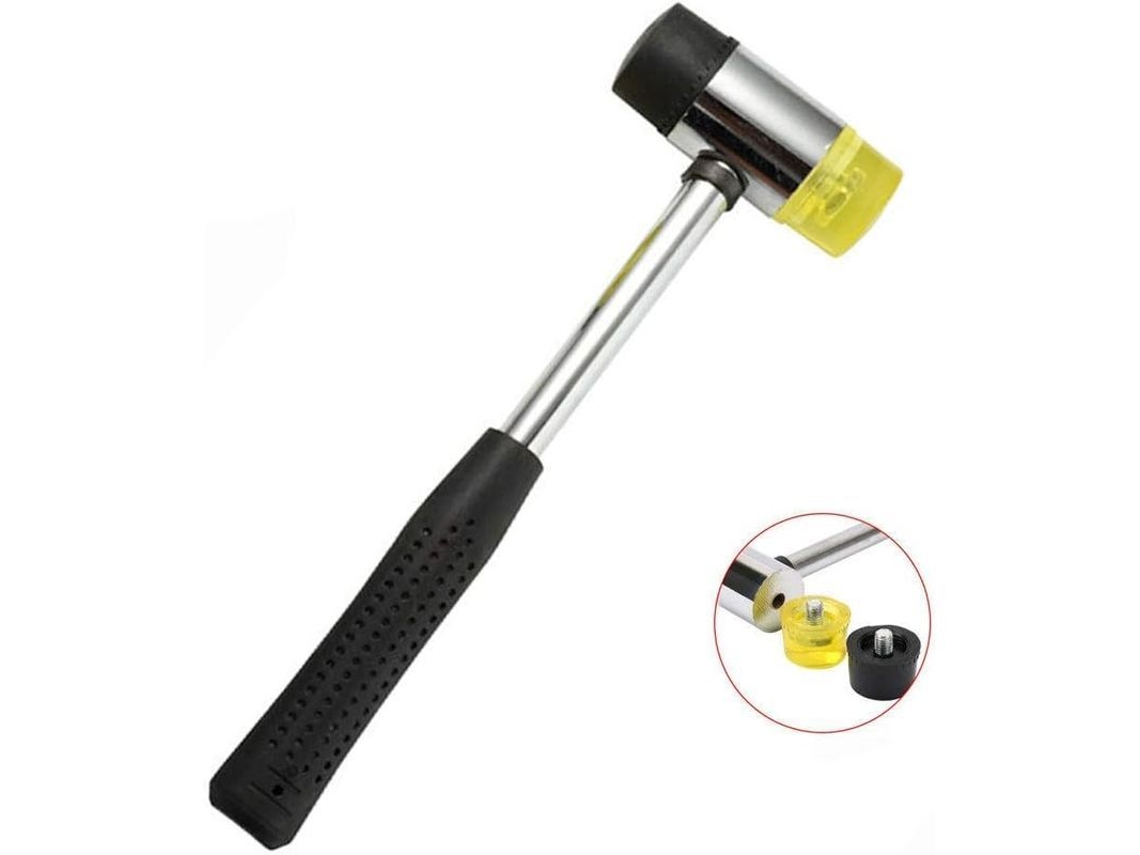 Martillo De Goma E Nylon De Cabeça Dupla Com Cabo Antiderrapante Para Joiaria 2025