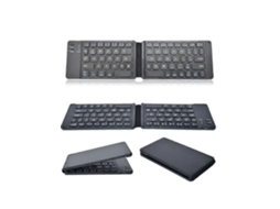 Teclado Dobrável Sem Fio Bluetooth com Touchpad, compatível com Windows, Android e iOS TAISHENGDA