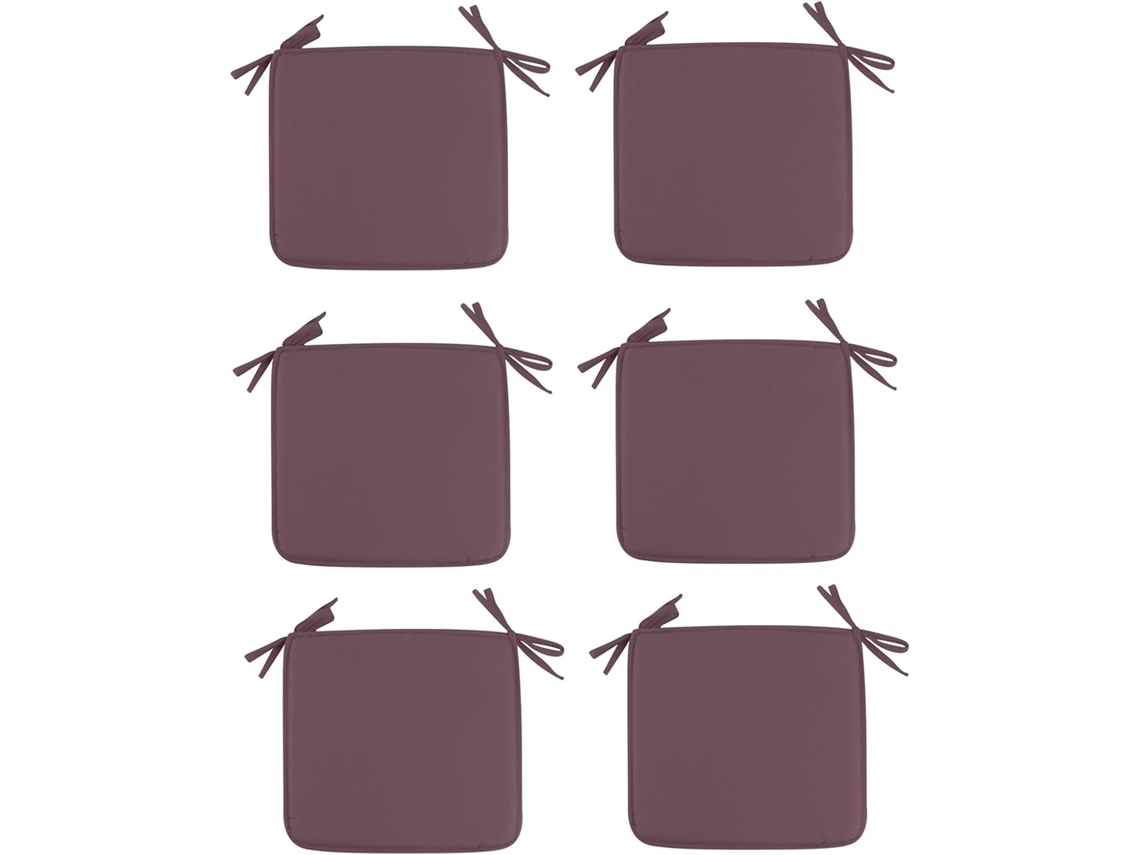 Genérico Almofadas Para Cadeiras Com Tira Quadrada, Almofadas Para Cadeiras De Jardim O Verão, Cadeiras De Jantar