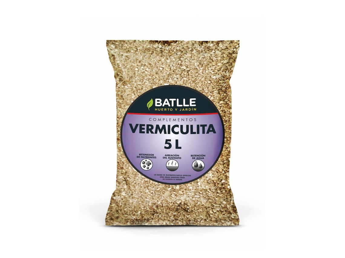 Sustrato Vermiculita 5 Litros BATLLE
