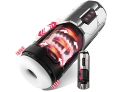 Copo Masturbador Masculino Automtico Com 7 Modos De Impulso E Vibrao (sliver)