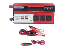 INVERSOR de Carro 500w com 3 Tomadas USB LCD | S/MARCA