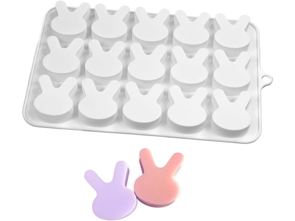 Molde De Silicone Para Coelho, Ideal Para Assar.