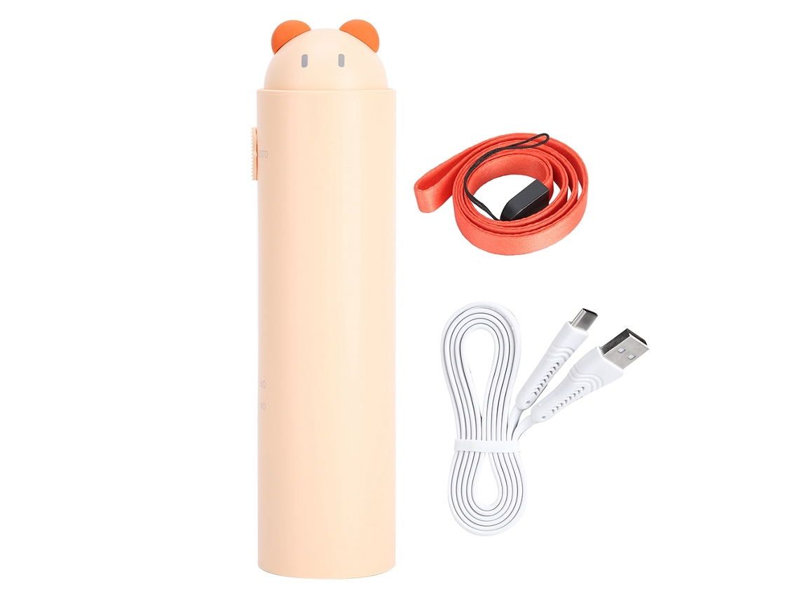 Vents Mini Telescópico Portátil Bateria Usb Bege