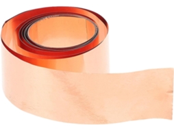 Rolo De Folha Cobre Puro Para Projetos Elétricos E Artesanais, Flexível, Resistente Ao Calor E De Alta Condutividade