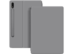 Lurelia Capa Protetora Para Samsung Galaxy Tab S9 Plus 12.4, Magnética, Cinzento