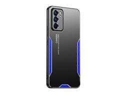 Capa Híbrida De Tpu E Metal Para Oppo Reno6