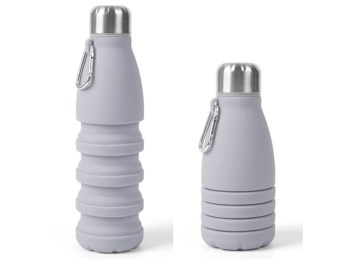 Garrafa de Água de Silicone Plegável 550ml