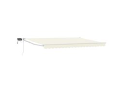 Conjunto 1 Sombra De Sol Externa Vidaxl Creme Poliéster (4 × 3 M)