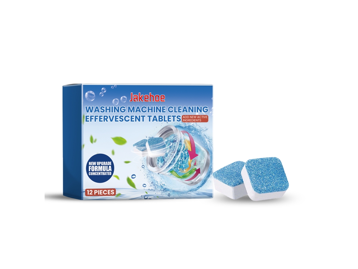 Pastilhas Efervescentes Limpeza Máquina Lavar