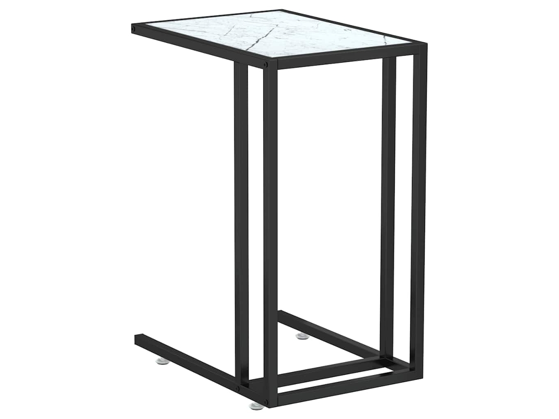 Computer Side Table, Computer Side Tables Vidaxl Branco Vidro (n/a)