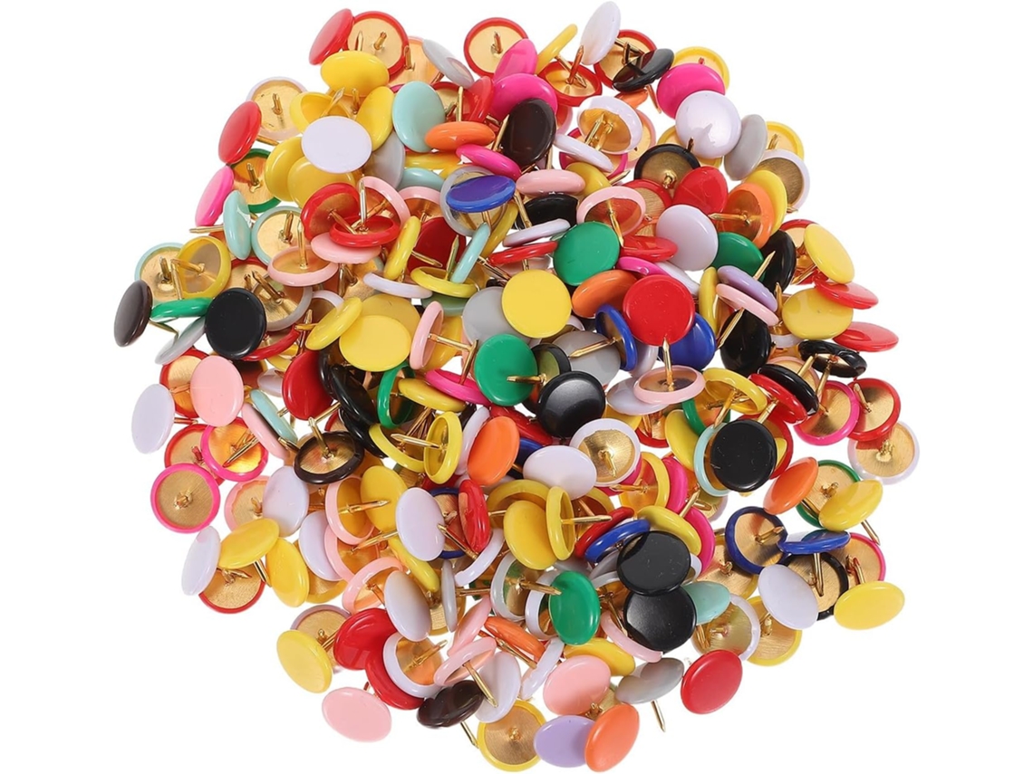 300 Tachinhas De Ferro, Cores Sortidas, Com Estampa Em Tons Suaves, Reutilizáveis, Com Forte Poder De Fixação, Ideais
