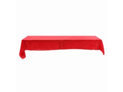 Mantel Retangular 145x320cm resistente a manchas vermelho S/MARCA