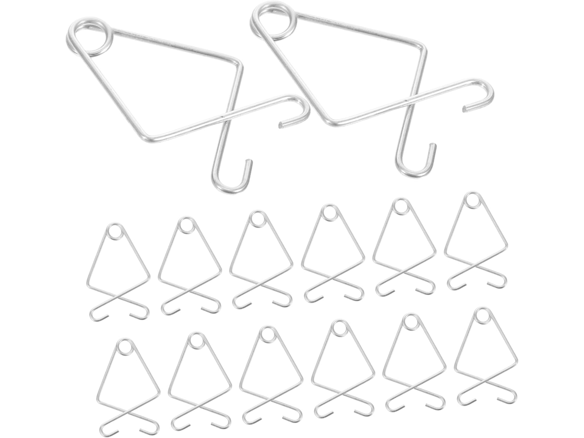 Conjunto De 50 Ganchos Teto Para Decoração Externa, Clipes Casa, Armaz