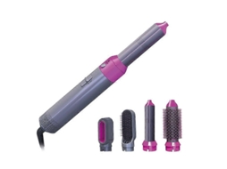 Escova Secadora De Cabelo 5 Em 1 Profissional Com Peças Intercambiáveis, Escova Modeladora De Cachos, Pente Elétrico De Ar Quente, Ferramenta Par