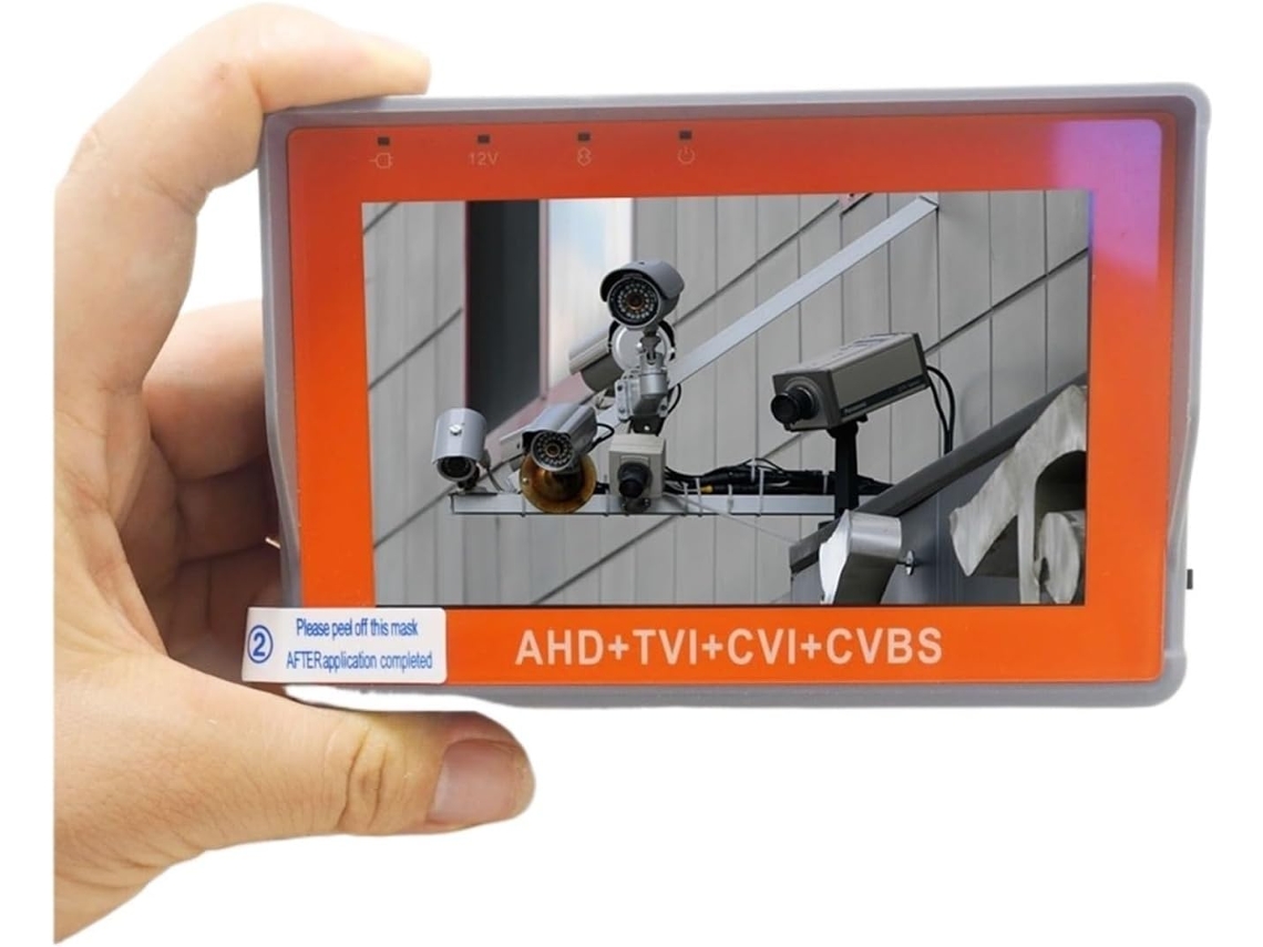 Testador de Videovigilância Compatível com a Câmera Ip Ahd Iv7w de 4,3 Polegadas e 5mp/4mp. SFUSHOS
